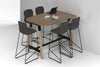 Quadro A Legs Half Counter Table Wood Legs - Large Rounded Corners [1500L x 1000W with Large Rounded Corners] - Thumbnail 6 
