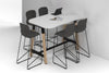 Quadro A Legs Half Counter Table Wood Legs - Large Rounded Corners [1500L x 1000W with Large Rounded Corners] - Thumbnail 5 