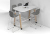 Quadro A Legs Half Counter Table Wood Legs - Large Rounded Corners [1500L x 1000W with Large Rounded Corners] - Thumbnail 8 