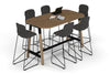 Quadro A Legs Counter Table Wood Legs - Large Rounded Corners [1800L x 1000W with Large Rounded Corners] - Thumbnail 10 