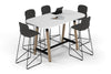 Quadro A Legs Counter Table Wood Legs - Large Rounded Corners [1800L x 1000W with Large Rounded Corners] - Thumbnail 9 
