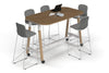 Quadro A Legs Counter Table Wood Legs - Large Rounded Corners [1800L x 1000W with Large Rounded Corners] - Thumbnail 16 