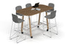 Quadro A Legs Counter Table Wood Legs - Large Rounded Corners [1800L x 1000W with Large Rounded Corners] - Thumbnail 17 