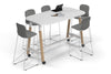 Quadro A Legs Counter Table Wood Legs - Large Rounded Corners [1800L x 1000W with Large Rounded Corners] - Thumbnail 14 