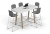 Quadro A Legs Counter Table Wood Legs - Large Rounded Corners [1800L x 1000W with Large Rounded Corners] - Thumbnail 3 