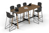 Quadro A Legs Counter Table Wood Legs - Large Rounded Corners [2400L x 1000W with Large Rounded Corners] - Thumbnail 6 