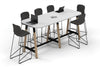Quadro A Legs Counter Table Wood Legs - Large Rounded Corners [2400L x 1000W with Large Rounded Corners] - Thumbnail 5 