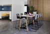 Quadro A Legs Counter Table Wood Legs - Large Rounded Corners [2400L x 1000W with Large Rounded Corners] - Thumbnail 2 