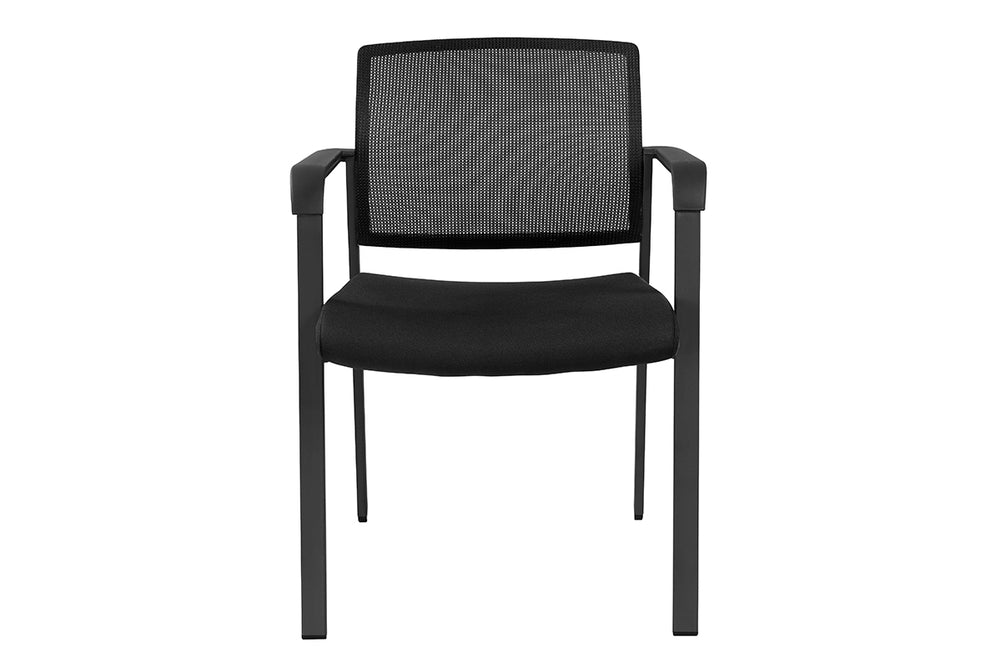 Rina Visitor Chair - Mesh Back-black  