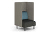 Sona Modular Privacy Sofa Single Seater Lounge - High Back with Sides - Thumbnail 5 