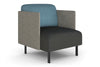 Sona Modular Sofa Single Seater Lounge - Low Back with Sides - Thumbnail 5 