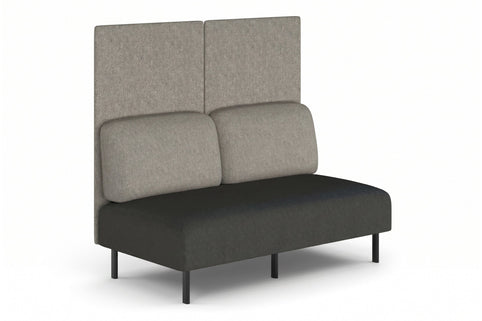Sona Modular Privacy Sofa Double Seater Lounge - High Back