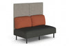 Sona Modular Privacy Sofa Double Seater Lounge - High Back - Thumbnail 5 