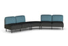Sona Modular Sofa 5 Seater Angle Lounge - Low Back - Thumbnail 5 