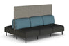 Sona Modular Privacy Sofa 6 Seater Back to Back Lounge - High Back - Thumbnail 5 