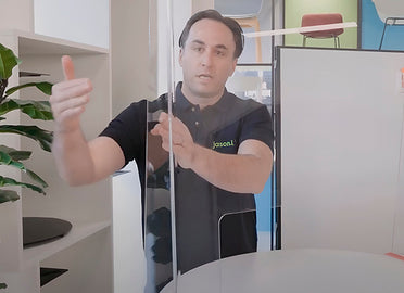 Jason on our sneeze guard range