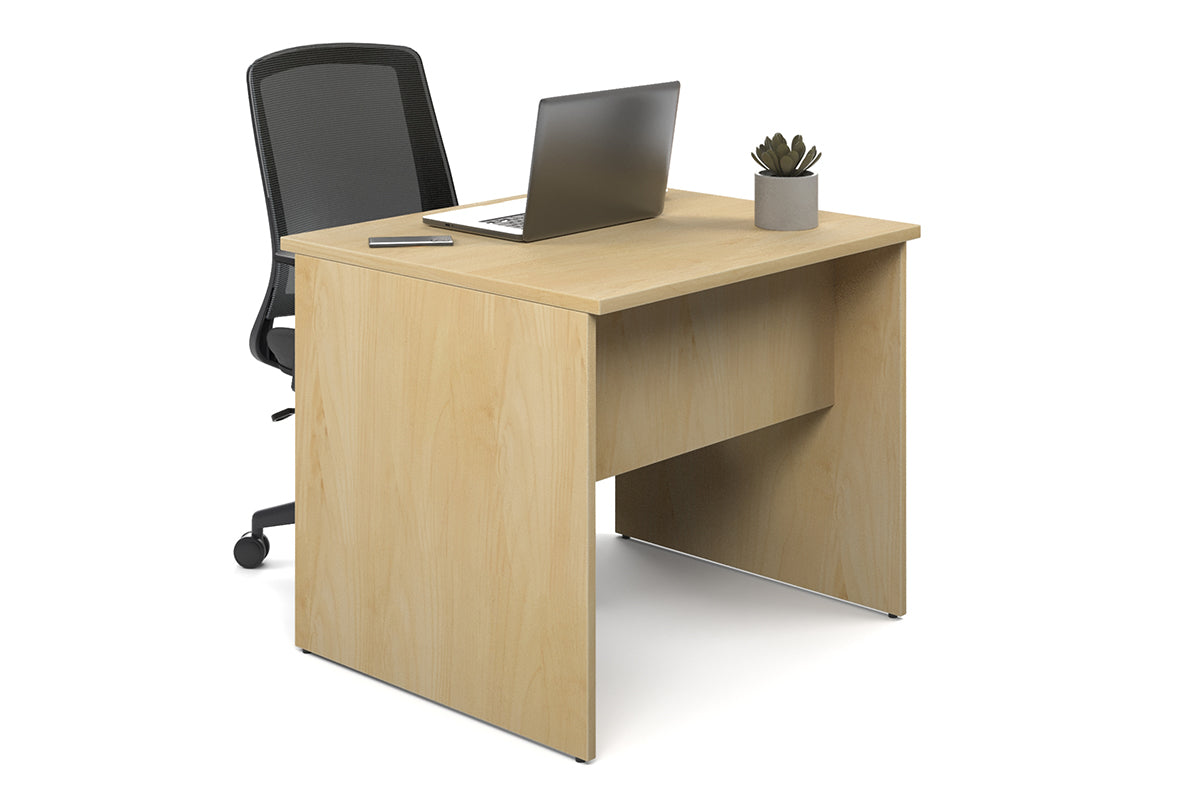 Uniform Panel Desk [900W x 750H x 600D] Jasonl dark oak 