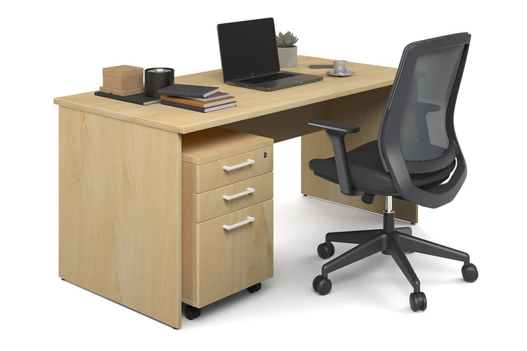 Uniform Panel Desk [1600W x 750H x 700D] Jasonl salvage oak none 