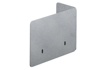 Acoustic Fly By Screens 18mm Thick Corner Wrap with Radius Corners [Corner wrap flyby screen] Jasonl 820H x 1200W black L bracket light grey