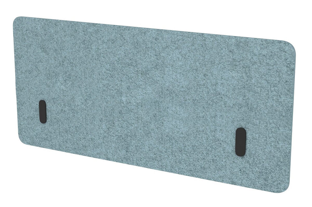 Acoustic Fly By Screens 18mm Thick with Radius Corners [Flyby screen]-820H x 1200W black L bracket blue
