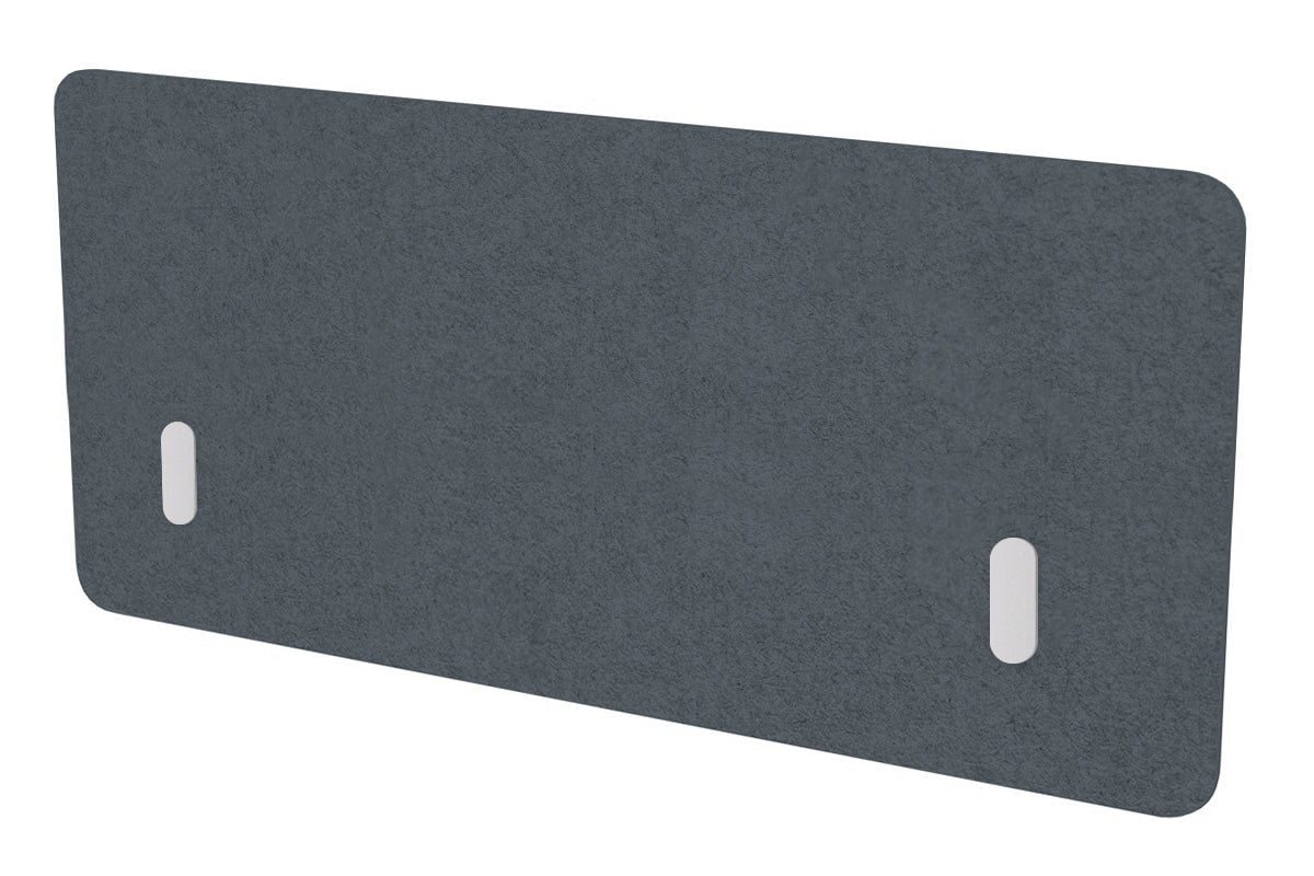 Acoustic Fly By Screens 18mm Thick with Radius Corners [Flyby screen]-820H x 1200W white L bracket dark grey