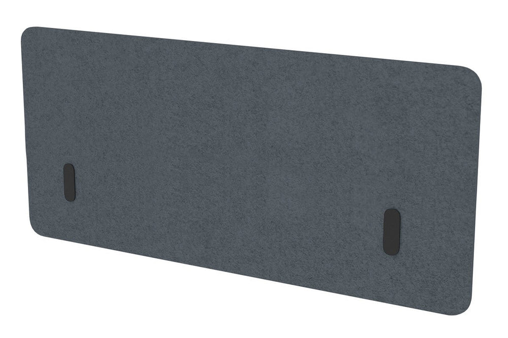 Acoustic Fly By Screens 18mm Thick with Radius Corners [Flyby screen]-820H x 1200W black L bracket dark grey