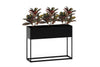 Artificial Cronton Leaves in Black Pot - Pack of 3 - Thumbnail 2 