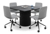 Baobab Circular Base Boardroom Rectangle Table [1200L x 1200W] - Thumbnail 12 
