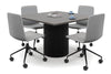Baobab Circular Base Boardroom Rectangle Table [1200L x 1200W] - Thumbnail 11 