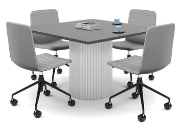 Baobab Circular Base Boardroom Rectangle Table [1200L x 1200W] Jasonl white leg 