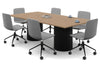 Baobab Circular Base Boardroom Rectangle Table [2400L x 1200W] - Thumbnail 10 
