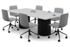 Baobab Circular Base Boardroom Rectangle Table [2400L x 1200W] - Thumbnail 8 