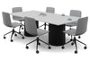 Baobab Circular Base Boardroom Rectangle Table [2400L x 1200W] - Thumbnail 8 