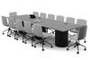 Baobab Circular Base Boardroom Rectangle Table [3600L x 1200W] - Thumbnail 11 