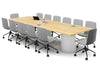 Baobab Circular Base Boardroom Rectangle Table [3600L x 1200W] - Thumbnail 4 