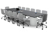 Baobab Circular Base Boardroom Rectangle Table [3600L x 1200W] - Thumbnail 7 