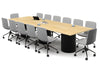 Baobab Circular Base Boardroom Rectangle Table [3600L x 1200W] - Thumbnail 9 