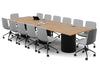 Baobab Circular Base Boardroom Rectangle Table [3600L x 1200W] - Thumbnail 10 