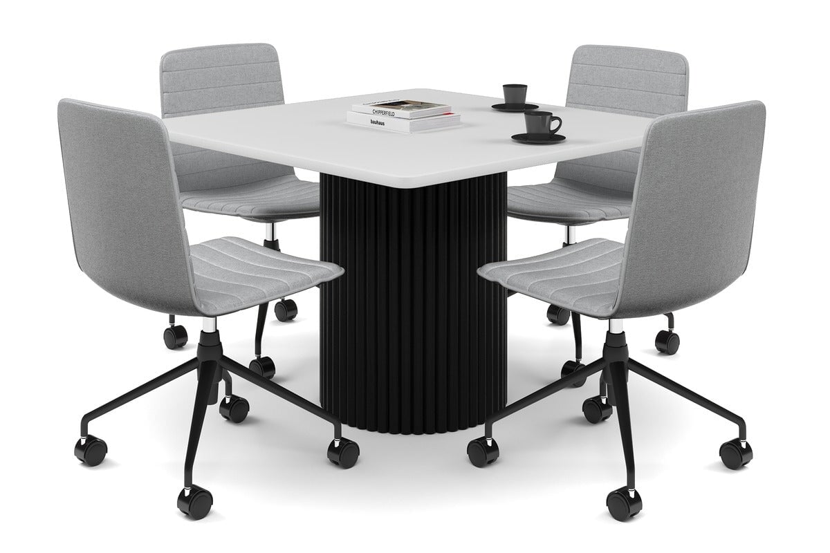 Work Table Rounded Baobab Circular Base Boardroom Rectangle Table - Rounded Corners [1100L ...