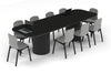 Baobab Circular Base Boardroom Table - Large Rounded Corners [3000L x 1000W with Large Rounded Corners] - Thumbnail 8 