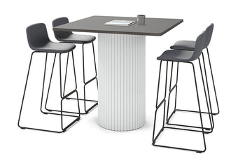  - Baobab Circular Base Counter Rectangle Table - Rounded Corners [1100L x 1100W with Rounded Corners] - 1