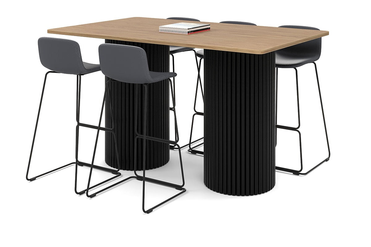 Baobab Circular Base Counter Rectangle Table - Rounded Corners [1800L x ...