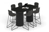 Baobab Circular Base Counter Rectangular Table - Large Rounded Corners [1800L x 1000W with Large Rounded Corners] - Thumbnail 7 