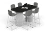 Baobab Circular Base Counter Rectangular Table - Large Rounded Corners [1800L x 1000W with Large Rounded Corners] - Thumbnail 4 