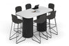 Baobab Circular Base Counter Rectangular Table - Large Rounded Corners [1800L x 1000W with Large Rounded Corners] - Thumbnail 5 