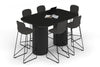 Baobab Circular Base Counter Rectangular Table - Large Rounded Corners [1800L x 1200W with Large Rounded Corners] - Thumbnail 7 