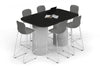 Baobab Circular Base Counter Rectangular Table - Large Rounded Corners [1800L x 1200W with Large Rounded Corners] - Thumbnail 4 