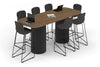 Baobab Circular Base Counter Rectangular Table - Large Rounded Corners [2400L x 1000W with Large Rounded Corners] - Thumbnail 6 