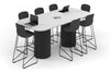 Baobab Circular Base Counter Rectangular Table - Large Rounded Corners [2400L x 1200W with Large Rounded Corners] - Thumbnail 5 