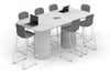 Baobab Circular Base Counter Rectangular Table - Large Rounded Corners [2400L x 1200W with Large Rounded Corners] - Thumbnail 1 